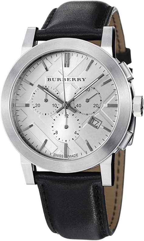 burberry watch black leather women|burberry female watches.